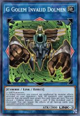 G Golem Invalid Dolmen