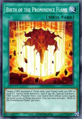 Birth of the Prominence Flame