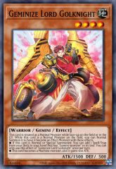 Geminize Lord Golknight