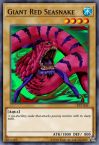 Giant Red Seasnake